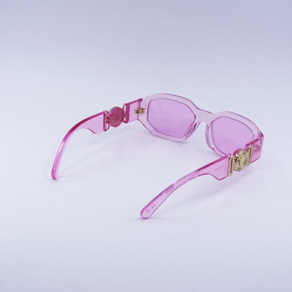 Versace Kids VK4429U 5370/5 Sunglasses Pink Geometric Frame, Fuchsia Lenses - Picture 7 of 10